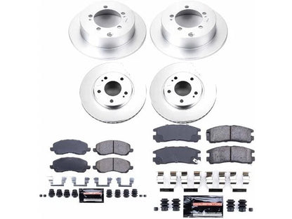 Brake Pad and Rotor Kit for Mitsubishi Galant (2000–2003) 94963GBFG