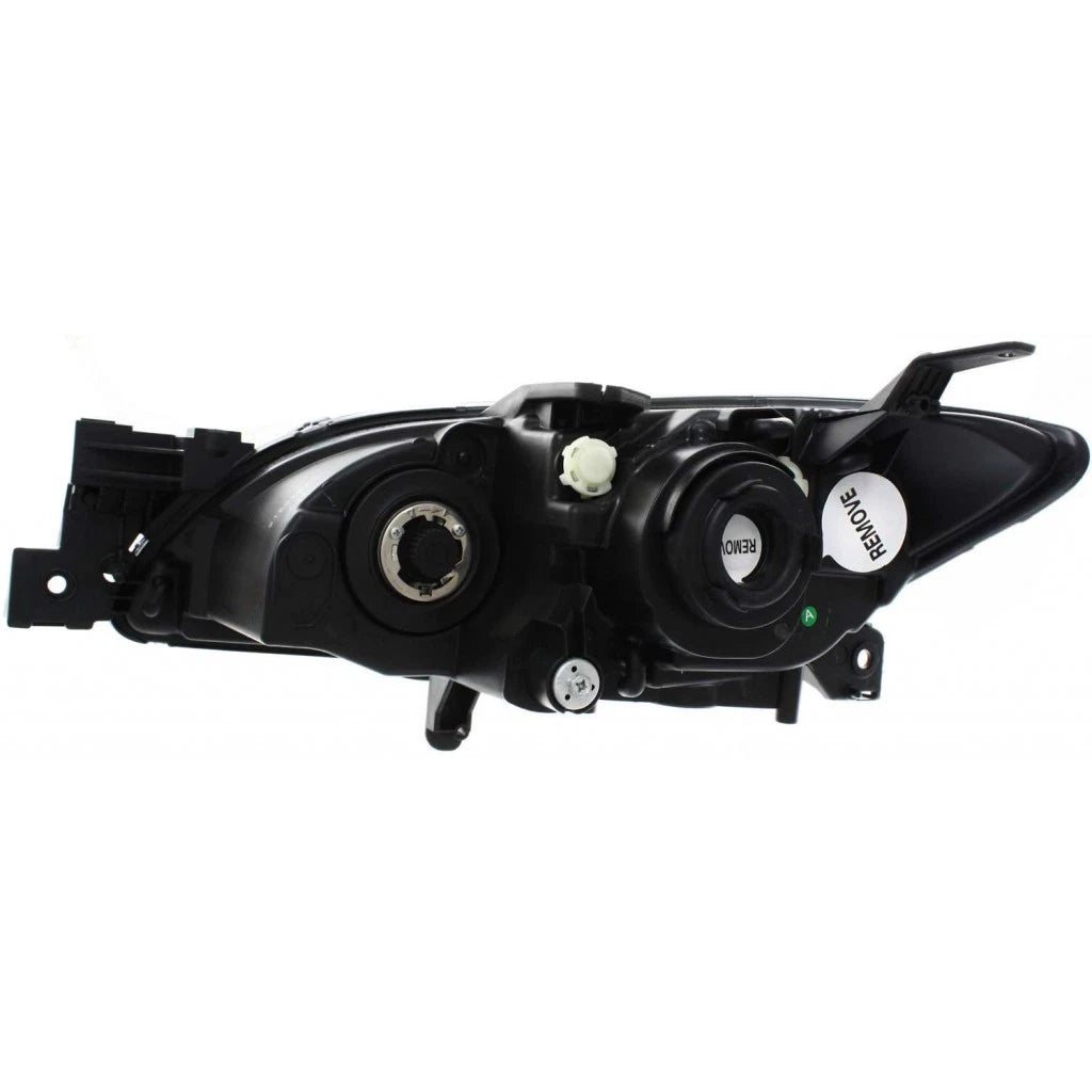 Passenger Side Halogen Headlight for Mazda 3 (2004–2009) MA2519108, CLX-M0-20-6661-01-1-CL360A1