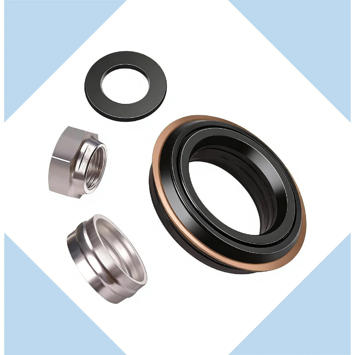Front Axle Pinion Seal Kit for Dodge Ram 2500 3500 4X4 (2003–2017)