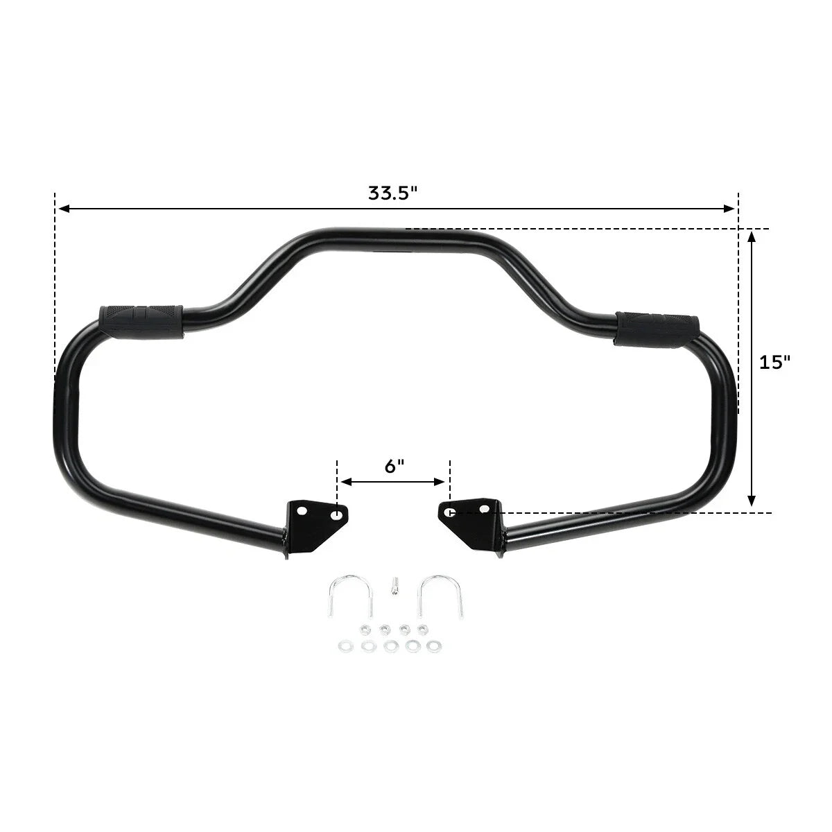 1 1/4" Mustache Engine Guard Highway Crash Bar for Harley Low Rider (2006–2023)
