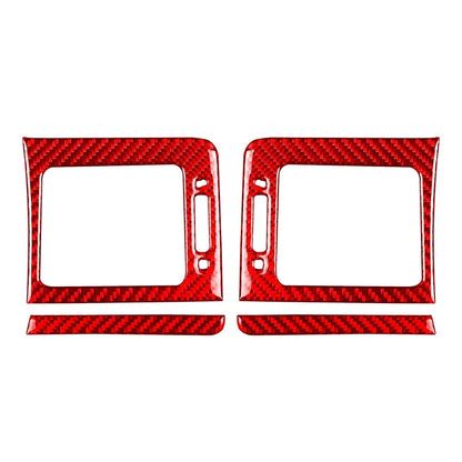Dashboard Side Air Vent Outlet Cover Trim for Subaru WRX STi (2015–2021) Carbon Red