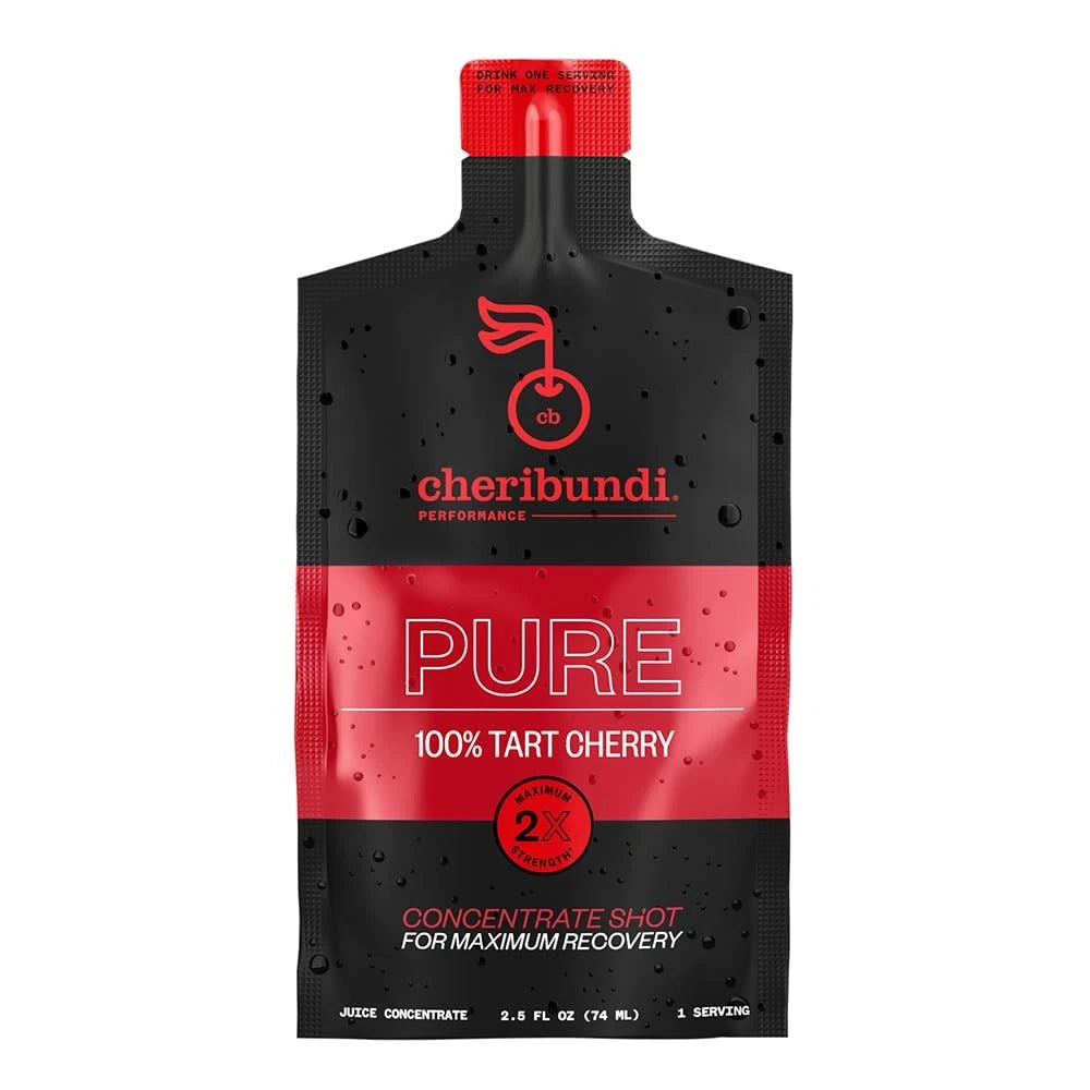 2X 100% Tart Cherry Juice Pure Concentrate 2.5 Fl Oz (Pack of 12)
