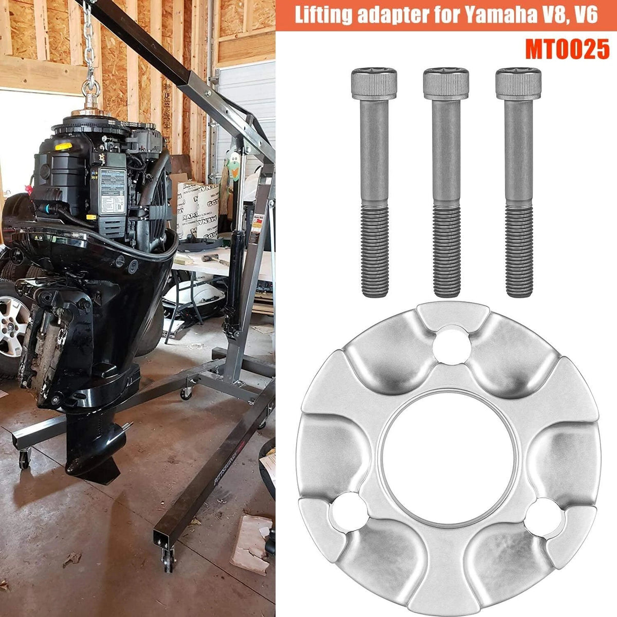 Lifting Adapter for Mercury Yamaha 5.3 V8, 4.2 V6 (Non-Verado)