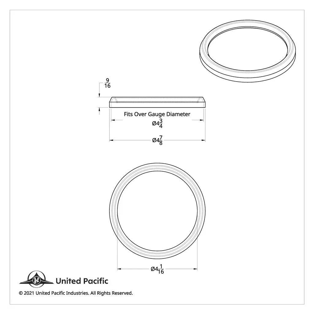 Gauge Cover Speedometer/Tachometer for Freightliner Century (4-7/8) UP#20538