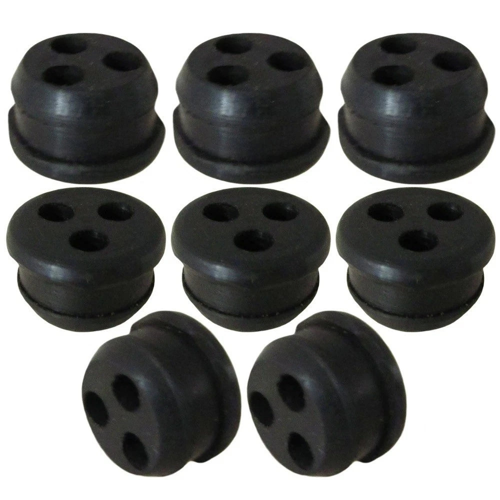 8 Pack Gas Tank 3 Hole Fuel Line Grommet for Echo Trimmers Edgers