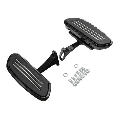 Black Passenger Floorboards for Harley Touring Electra Road Glide (1993–2025)