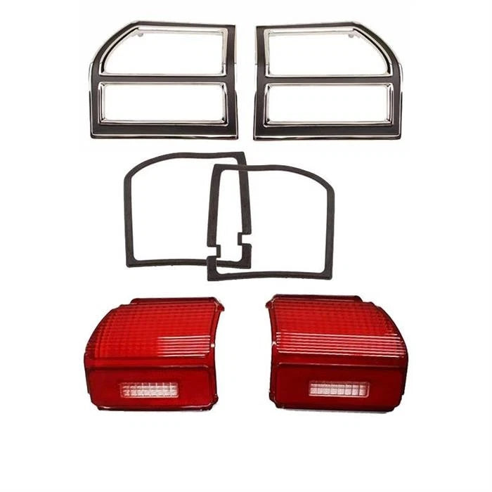 Pair of Tail Light Lenses for 1969 Chevelle (9100463)