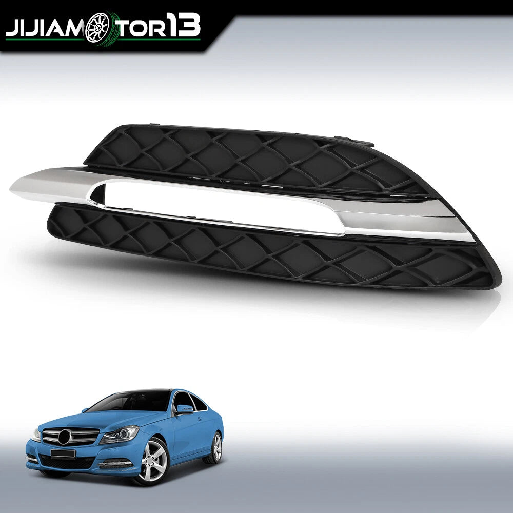 Front Bumper Grille Cover Left for Mercedes-Benz C250 C350 (2012–2015) - jijia062604, 2048803224, MB1038117