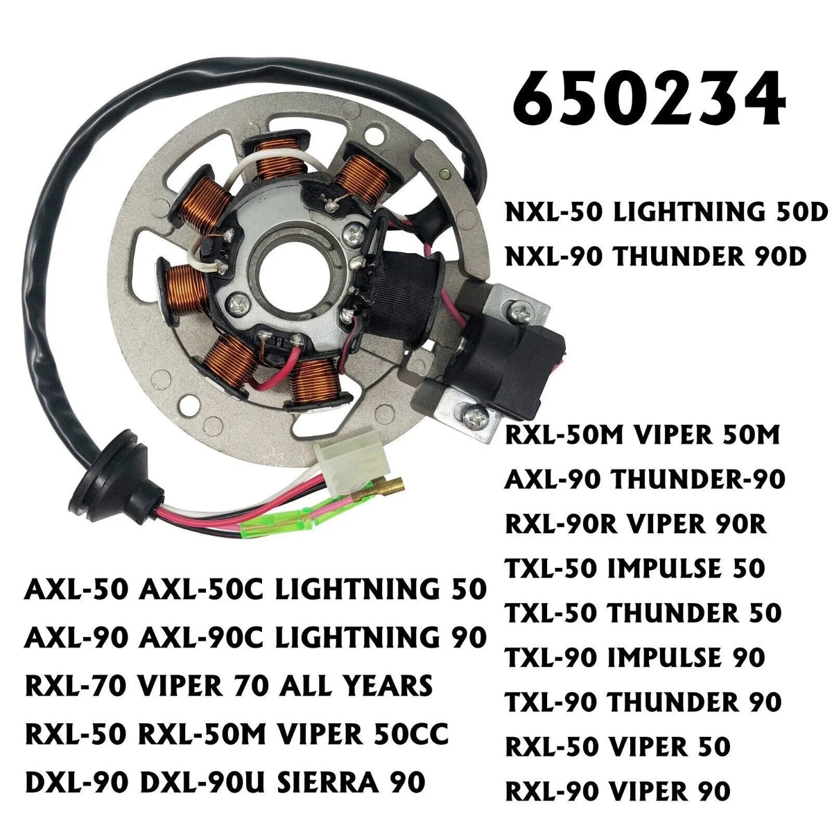 Stator for Eton RXL-90R Viper 90R (650234)