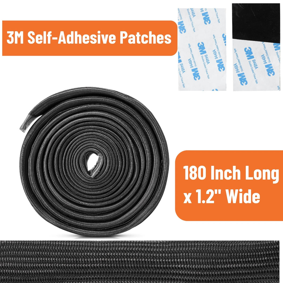 Wire Mesh Gasket for Kamado Big (180 in Long, 1-1.2 in Wide)