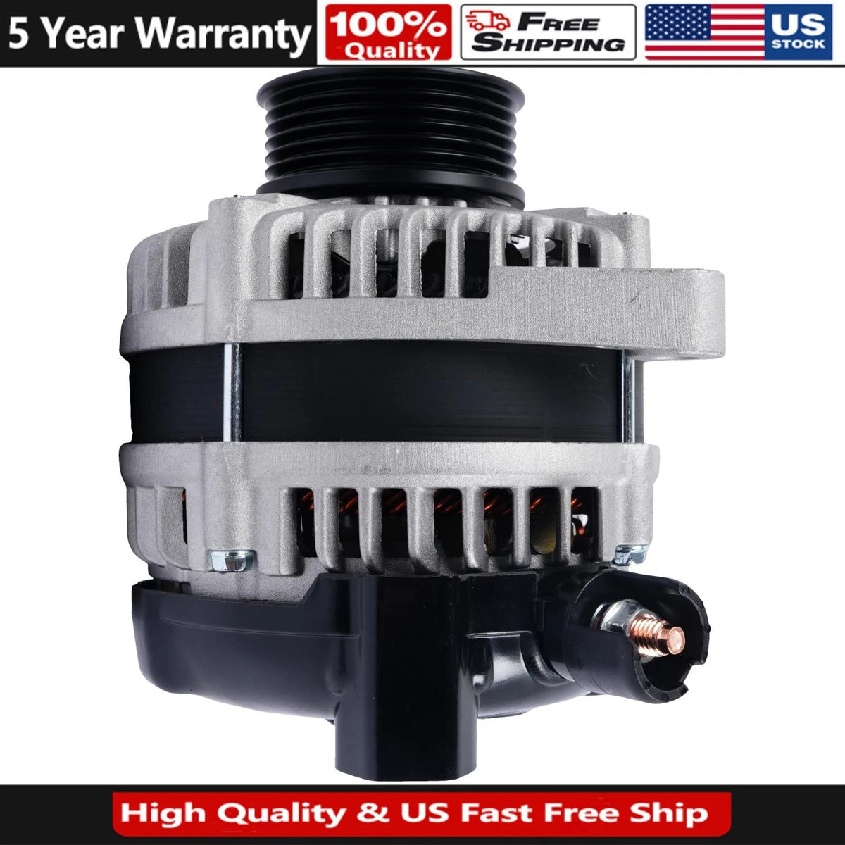 Alternator for Honda Accord (2004–2007) 11099, 31100-RDJ-A01, 31100-RGL-A01