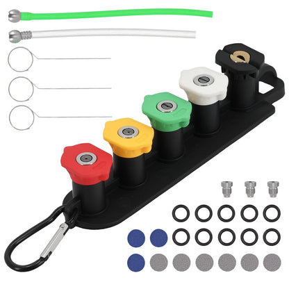 Foam Cannon Orifice Kit 1.1/1.15/1.25mm Nozzle for Pressure Washers (3000-4000 PSI)