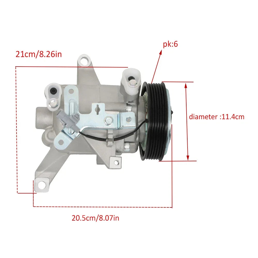 A/C Compressor and Clutch for Subaru Impreza (2012–2016)