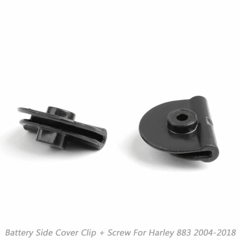 Set of 4 Battery Left Side Cover ABS Clips for Sportster XL883 XL1200 (2004–2018) M501-012-Set