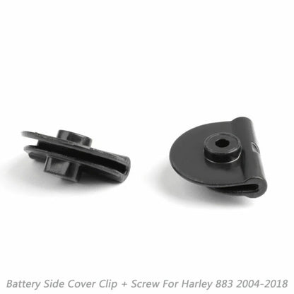 Set of 4 Battery Left Side Cover ABS Clips for Sportster XL883 XL1200 (2004–2018) M501-012-Set