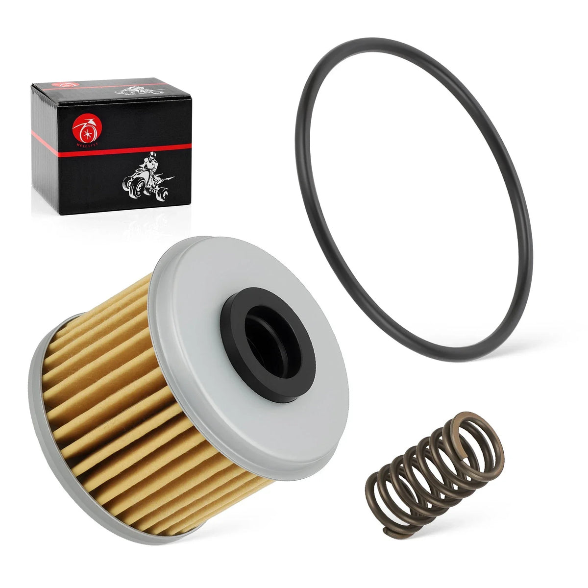 Oil Filter w/ O-Ring Spring Kit for Honda CRF250R CRF250RX (2004–2024)