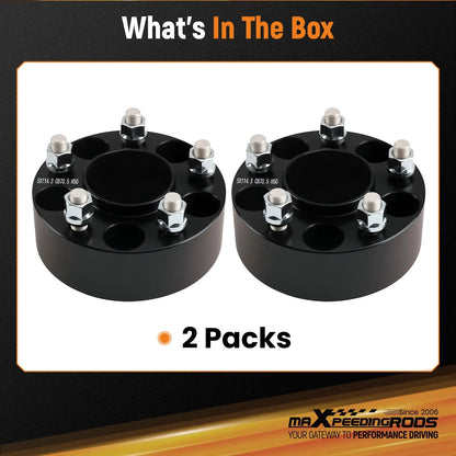 2" Billet Wheel Spacers for Ford Edge Bronco Explorer (1982–2014) 5x114.3mm