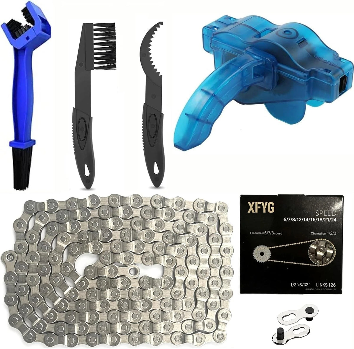 Bike Chain Cleaning Kit for Motorcycles (2010–2023)
