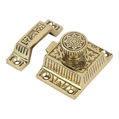 A29 Solid Brass Cabinet Latch for Handmade Polished Lacquered-F