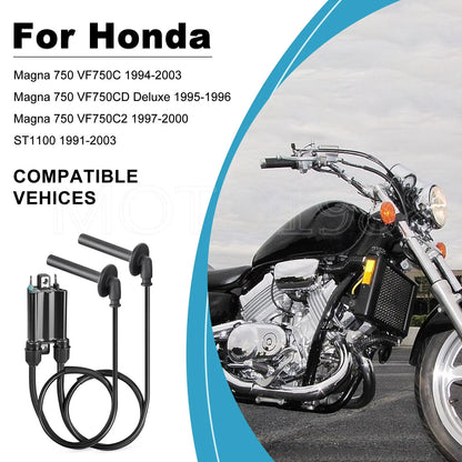 2 Ignition Coils & Spark Plugs for Honda ST1100 (1991–2003)