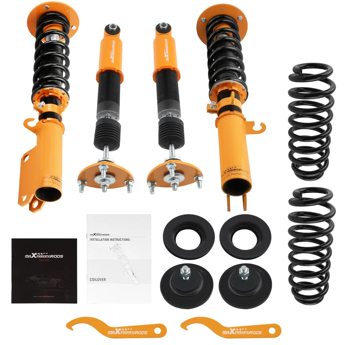 Air to Coil Springs Conversion for BMW X5 (2001–2005) LIHXCV, 3711 6757 501, 3711 6761 443