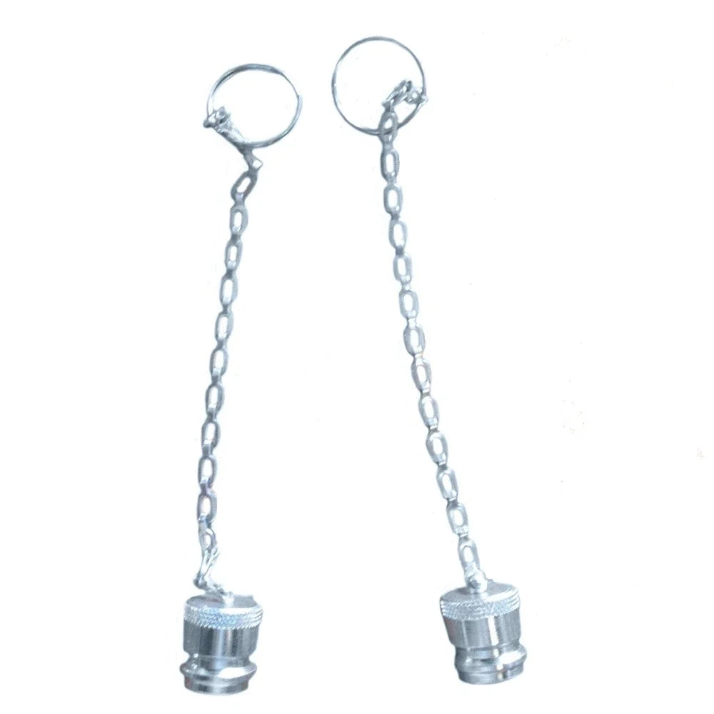 2X Hydraulic Outlet Dust Plugs for JD Two Cylinder Tractors