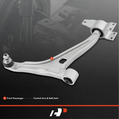 Front Right Control Arm w/ Ball Joint Assembly for Mercedes-Benz W177 (2019–2023) - 2473305300, 2472207502