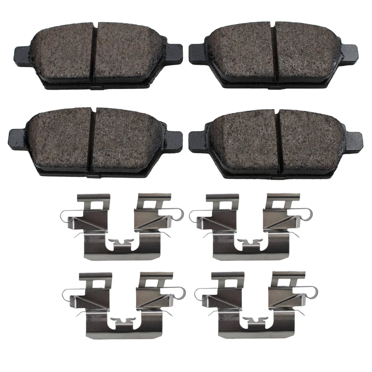 Set of 4 Akebono ProACT Rear Ceramic Brake Pads for Fusion MKZ Zephyr 2006–2012