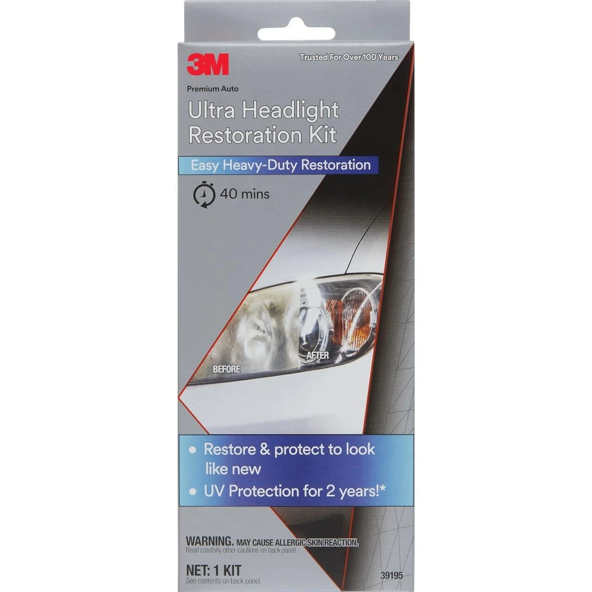 3M Ultra Headlight Restoration Kit for Automotive