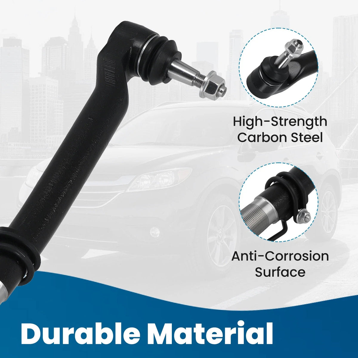 Front Left Outer Tie Rod End for Ford F-250 Super Duty (2005–2022)