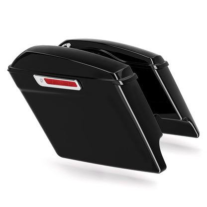 5" Stretched Hard Saddlebags for Harley Softail Fatboy Deluxe (1984–2017)