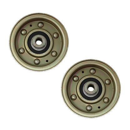 2X Flat Idler Pulley for Husqvarna (Fits 539919078)