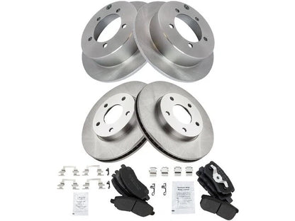 Brake Pad and Rotor Kit for Mitsubishi Lancer (2004–2006) 22311QVJC