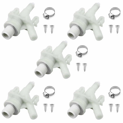 5X Water Valve Kit for Dometic 300/310/320 Series Toilets (385311641)