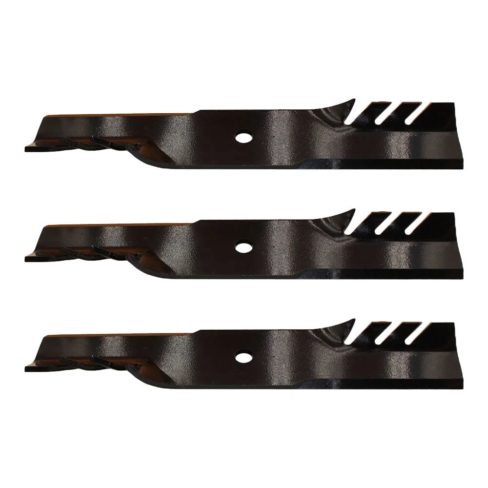 3pk Mulching Blades for John Deere Gator 240 322 420 430 655 755 855