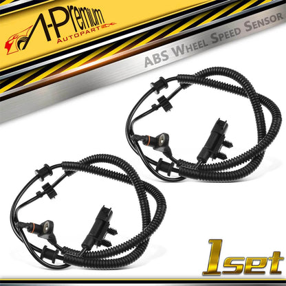 2X Front ABS Wheel Speed Sensor for Dodge Nitro Jeep Liberty (2007–2011) 68004019AB, 68004019AC, 68004019AD, 52109776AE, 68004019AA, ALS1916