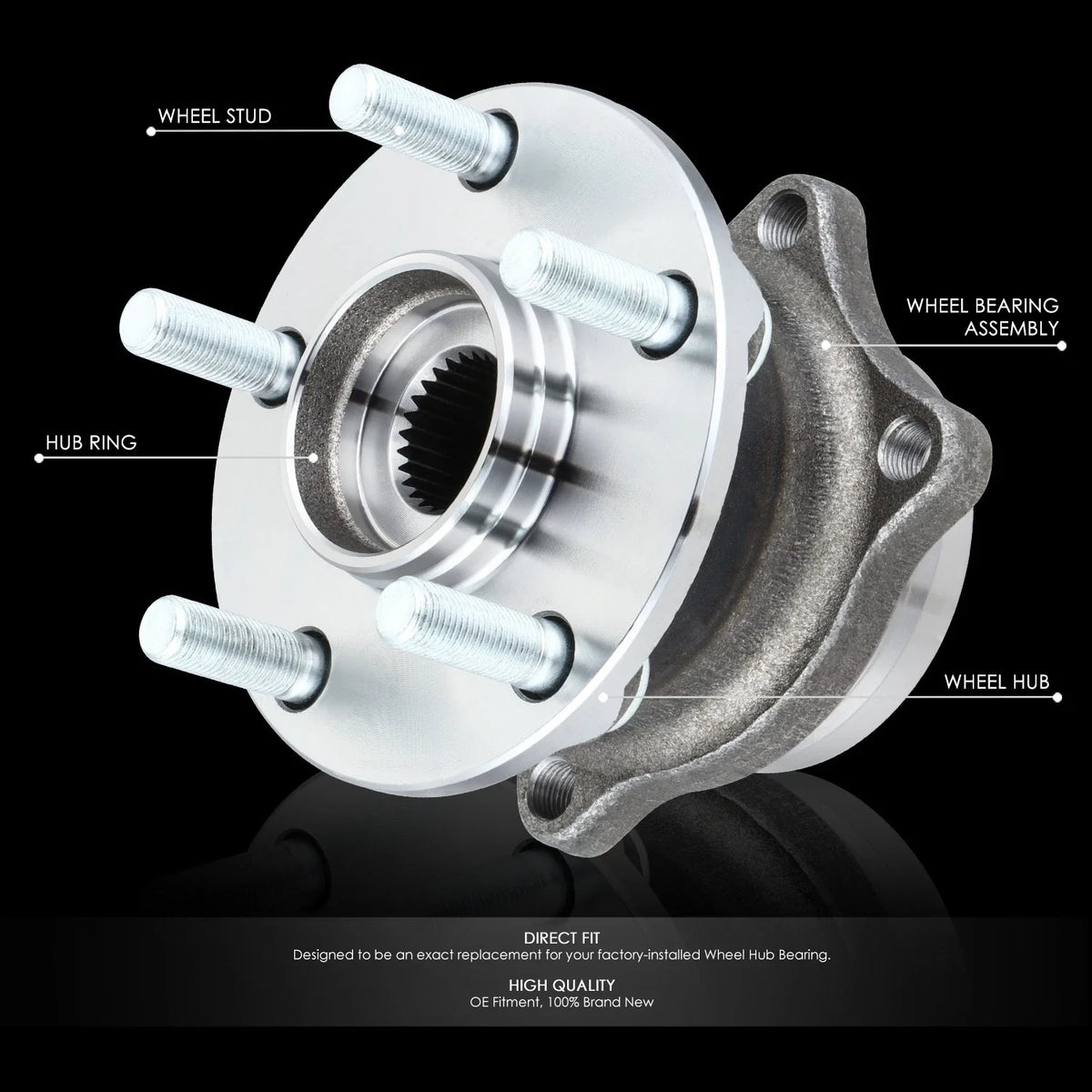Wheel Bearing & Hub for Dodge Durango Dakota (1997–2004)