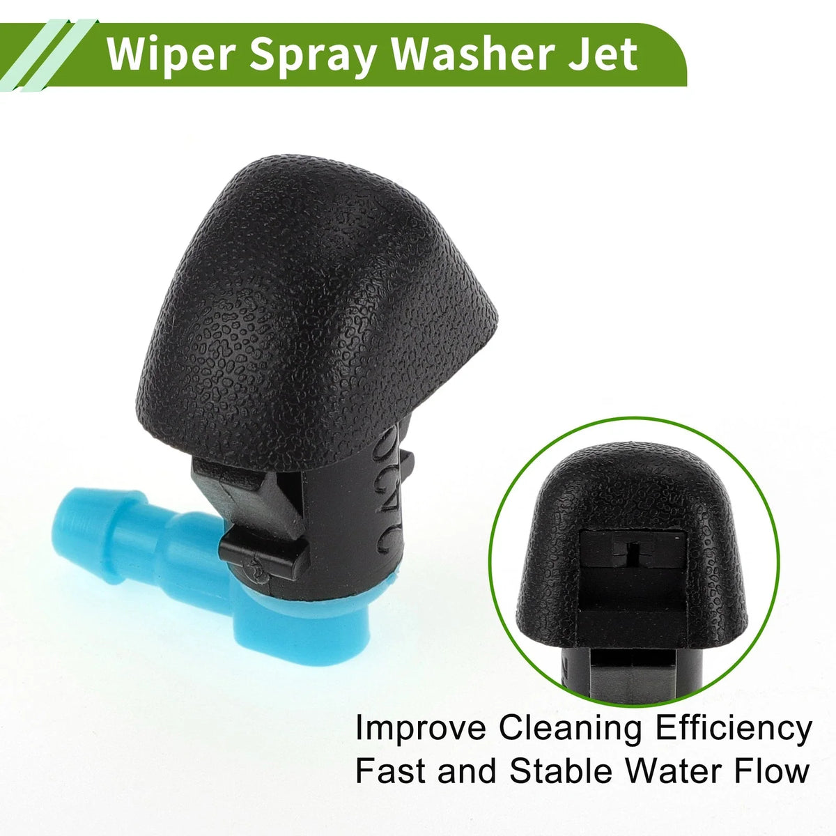 Windshield Washer Nozzle Set of 2 with Y Hose Connector for Honda Odyssey 