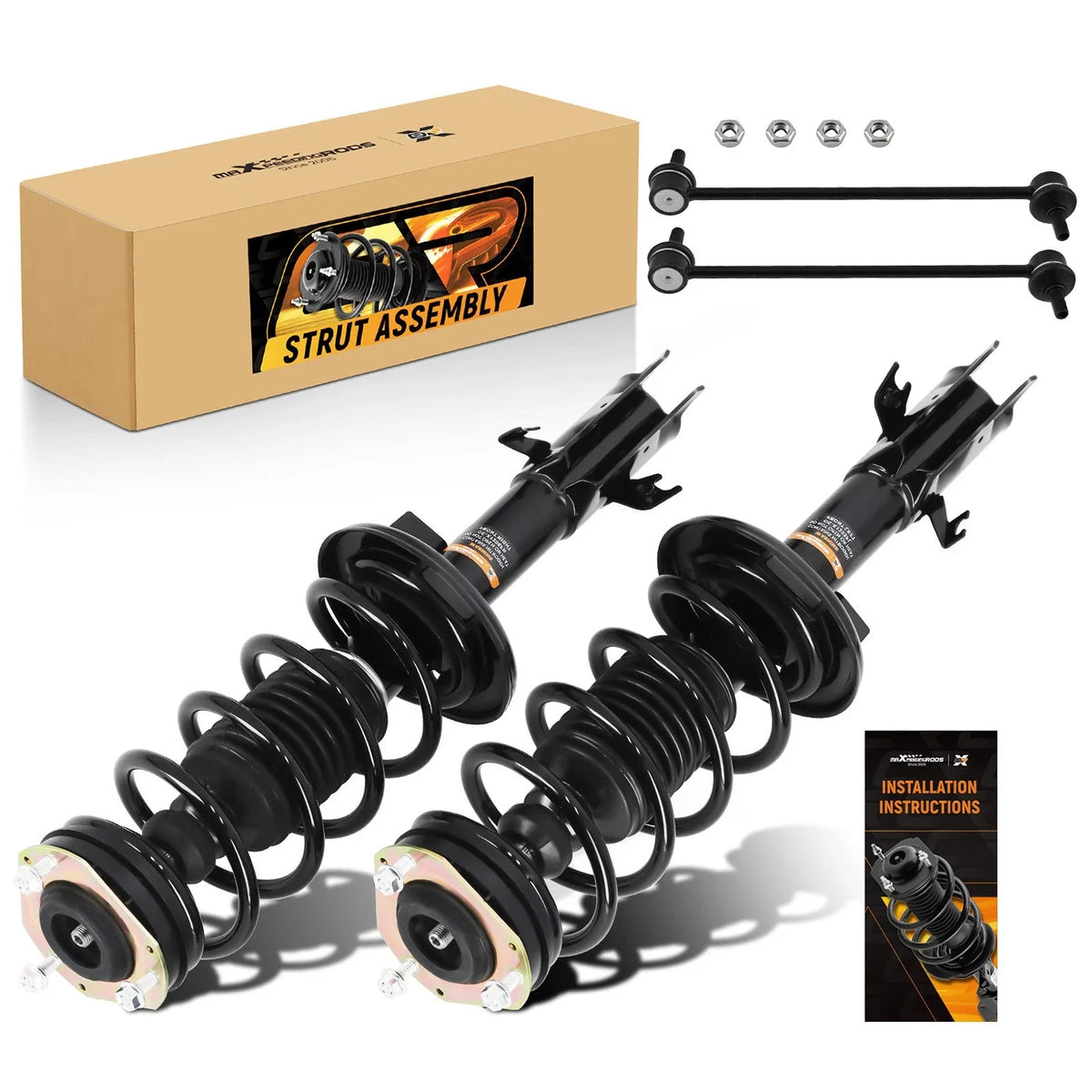 Front Complete Struts Sway Bar End Link Kit for Ford Fiesta (2011–2013)