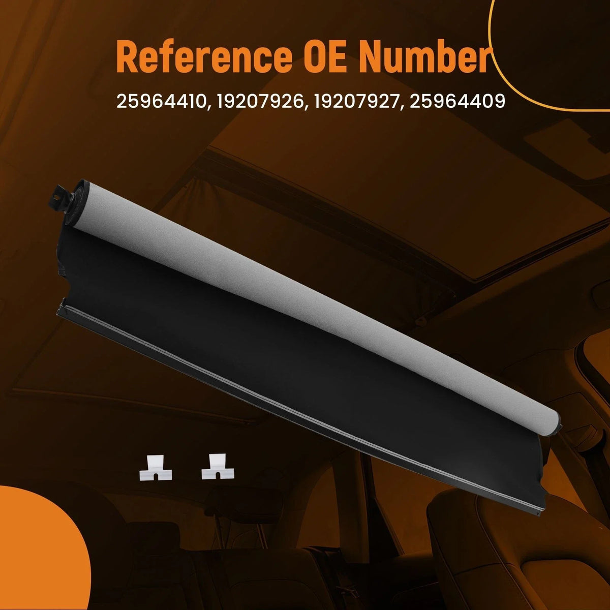Sunroof Shade Cover for Cadillac SRX (2010–2015) 25964410