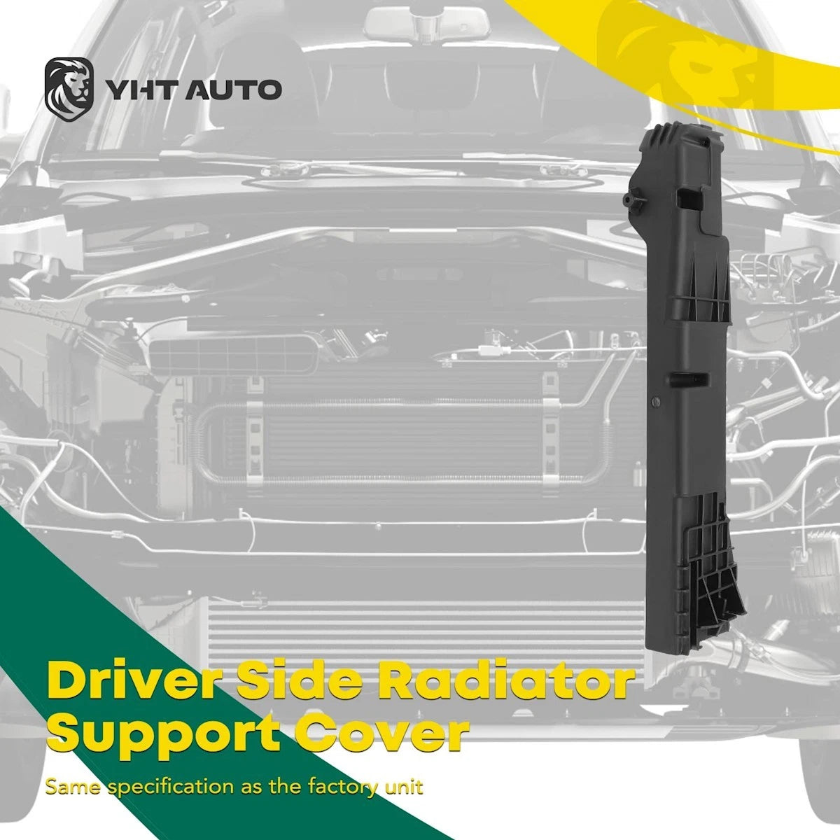 Radiator Support Driver Left for BMW X4 X3 (2011–2017) 18046274, 17117593838