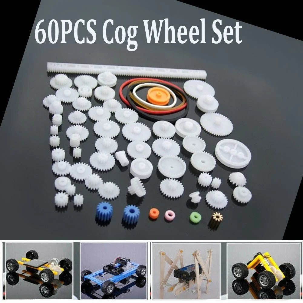 Cog Wheel Plastic Gear Pulley for Motor Robot (Children's Toy)
