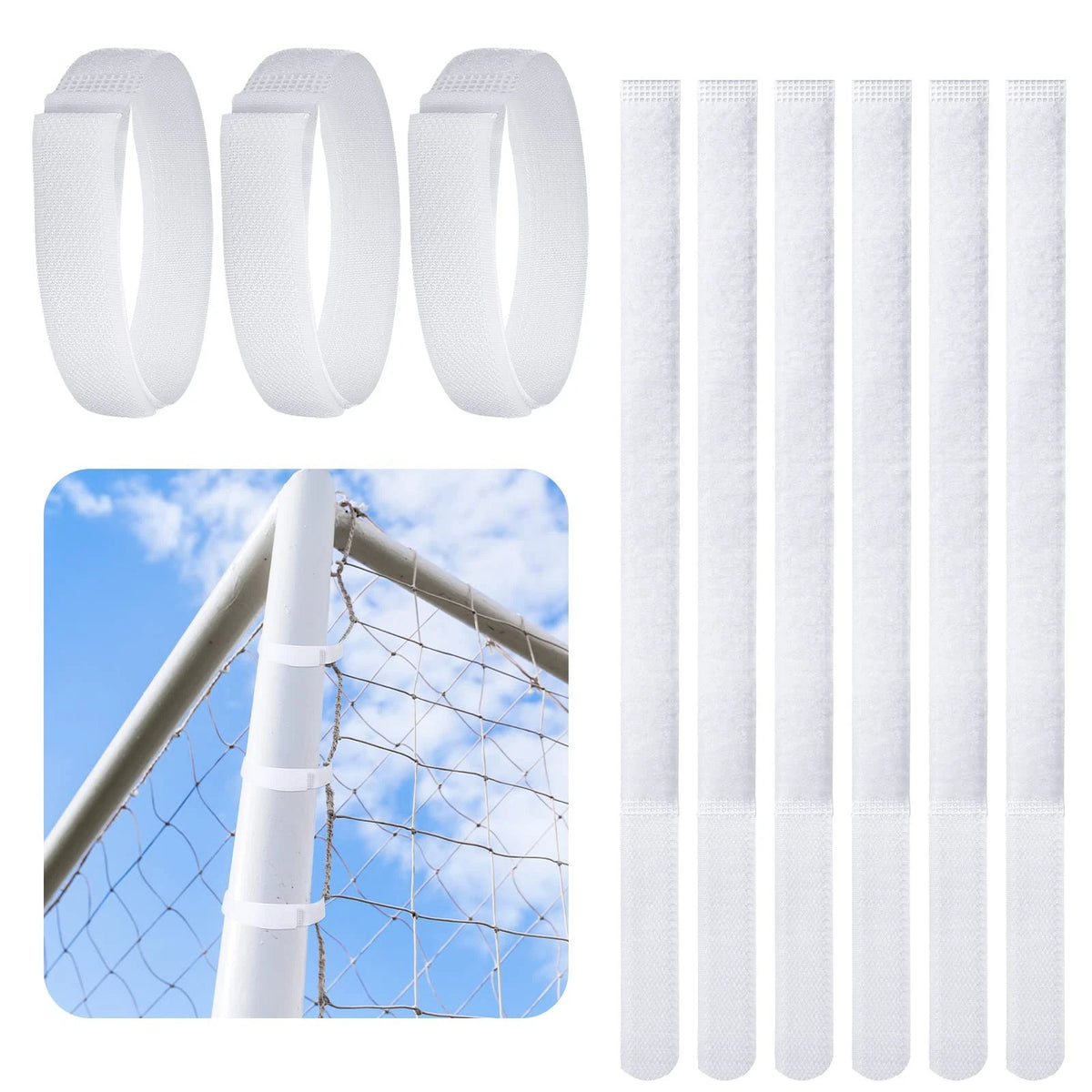 30 Pcs Goal Net Straps for Soccer Nets Attachment