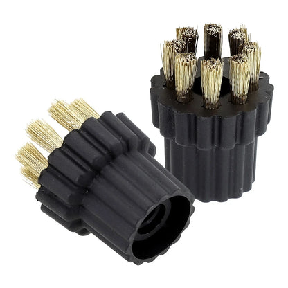 2 Pcs Brass Brush Head for Steam Mop-X5 (Fit for Steam Cleaner)