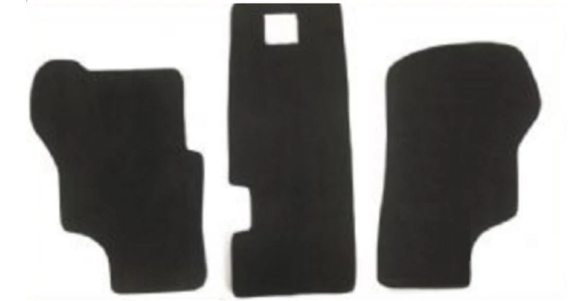 Set of 2 Cab Rubber Floor Mats for VW T25 T2 (1979–1992) 251863711