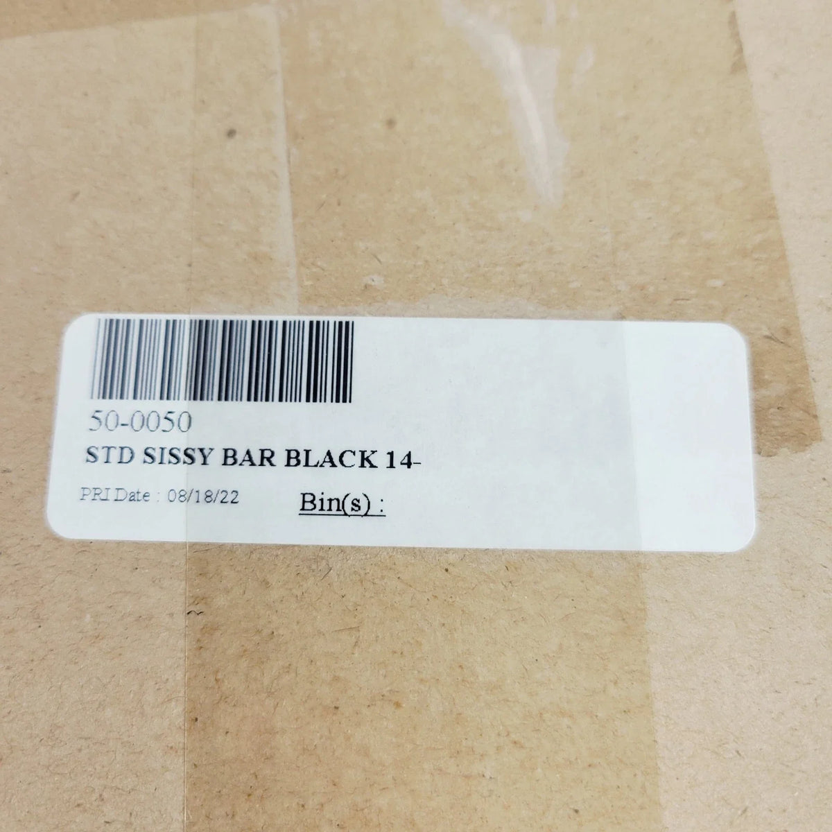 Detachable Sissy Bar for Harley Touring (2009–2023) 50-0050, 54247-09A, Black