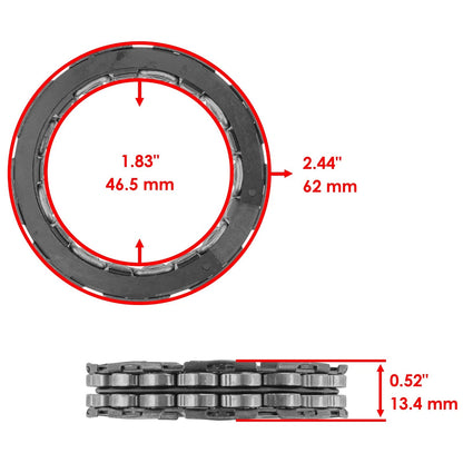 Starter Clutch Idler Drive Gear Gaskets for Honda TRX450ER ES (2006–2014) GU5938GE117HF
