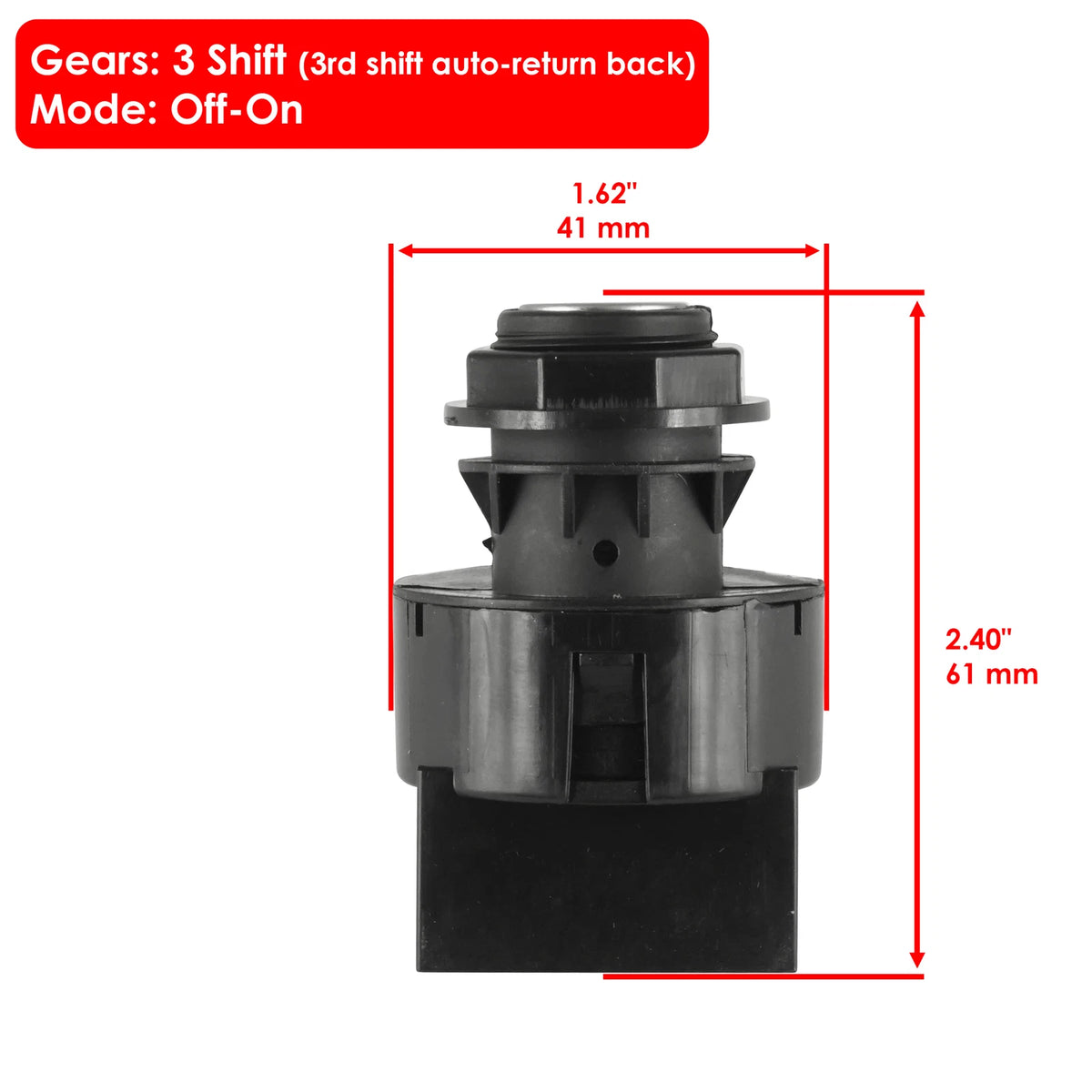 Ignition Switch Key for Polaris Sportsman 300 4X4 (2008–2009) CX1360SW111HY