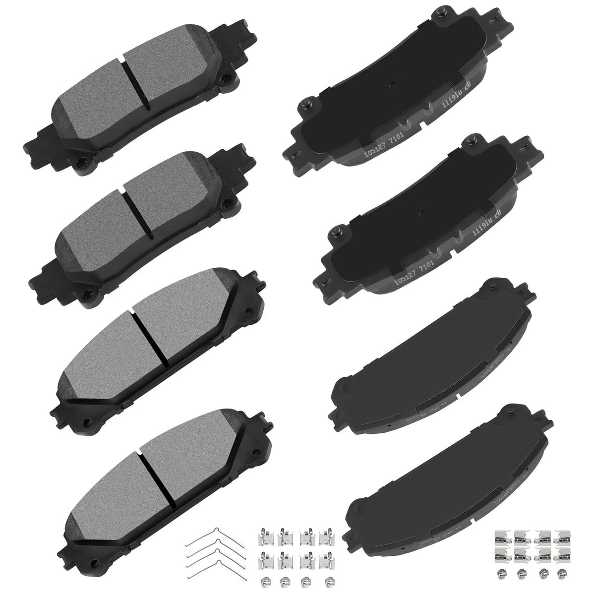 Ceramic Brake Pad Kit for Lexus RX350, RX450h (2010–2015) & Toyota (2011–2019)