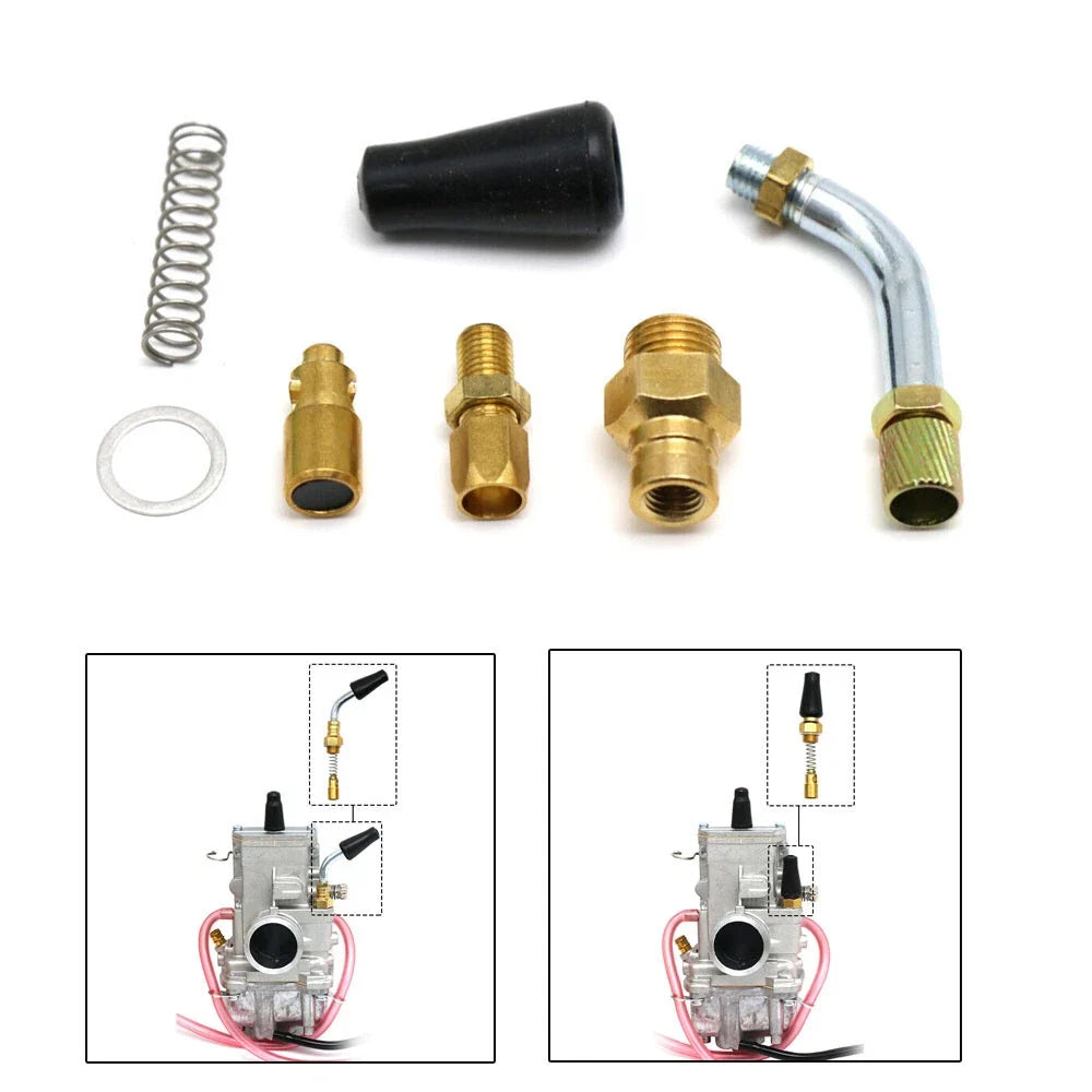 Carburetor Cable Choke Starter Plunger Kit for Mikuni TM/VM MK-413 (Fits 1970–2023)